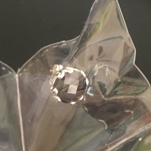 SAMULE B Sterling Silver Cushion Cut Black Spinel Faceted Earrings - Picture 10 of 15